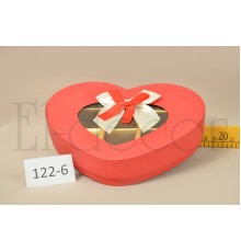 Коробка под конфеты сердце 122-6